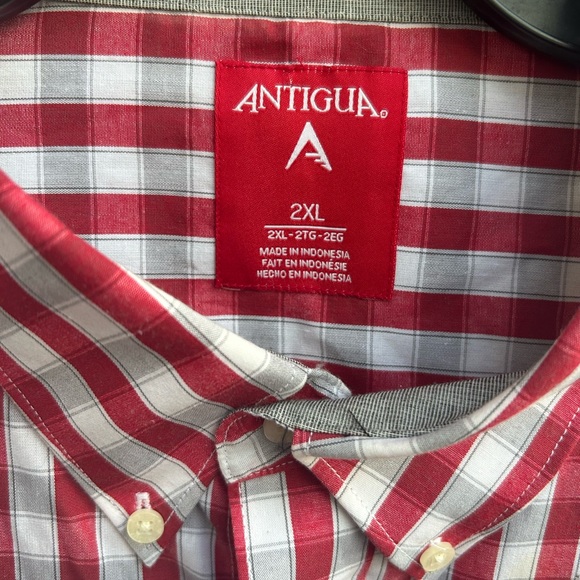 Antigua University of Louisiana Ragin’ Cajuns Long Sleeve Button Down XXL Shirt - Picture 4 of 5